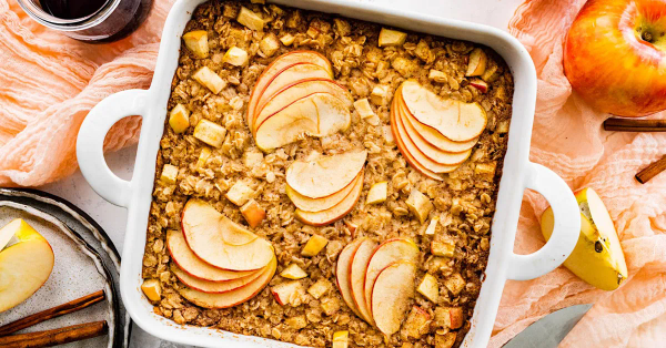 Apple Cinnamon Baked Oats