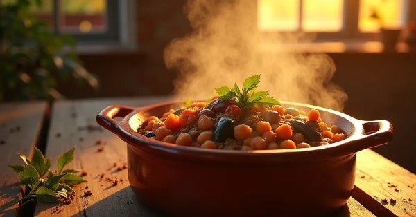 Eggplant and Chickpea Stew