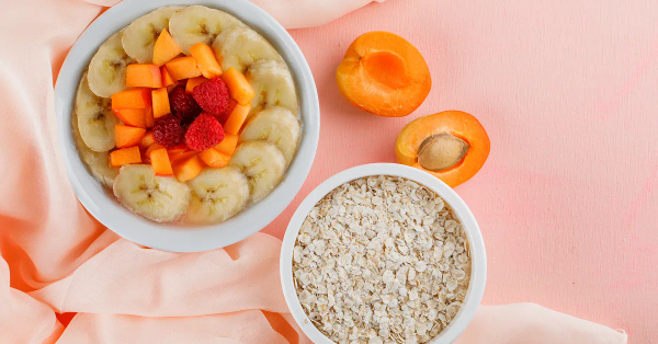 Peach and Banana Oatmeal