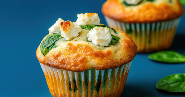 Spinach and Cheese Muffins