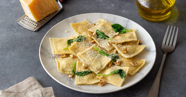 Spinach and Ricotta Ravioli