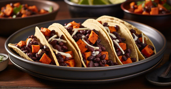 Sweet Potato and Black Bean Tacos
