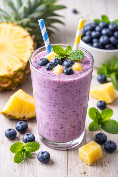 Pineapple Blueberry Smoothie