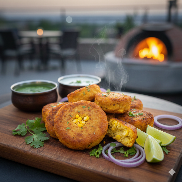 Corn Potato Mini Cutlets