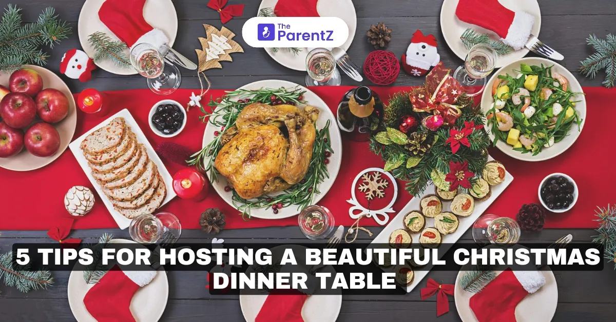 5 Tips for Hosting a Beautiful Christmas Dinner Table