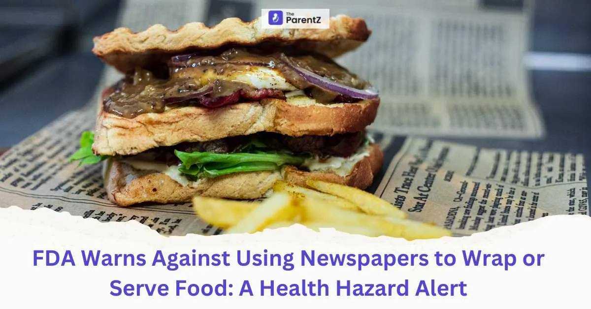 FDA Warns Against Using Newspapers to Wrap or Serve Food: A Health Hazard Alert