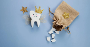 Build a Tooth Fairy Crown with Shiny Teeth