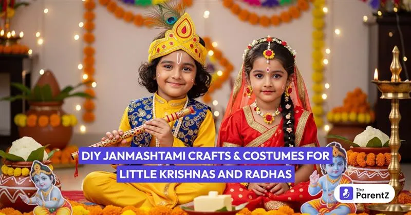 DIY Janmashtami Crafts and Costumes for Little Krishnas and Radhas