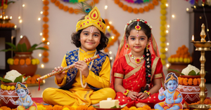 DIY Janmashtami Crafts and Costumes for Little Krishnas and Radhas