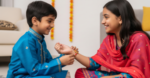He Ties a Rakhi on Her Wrist: Why We're Teaching Mutual Protection This Rakhi