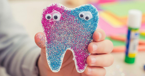 Glitter Gums: Make Your Own Sparkly Tooth Model At Home