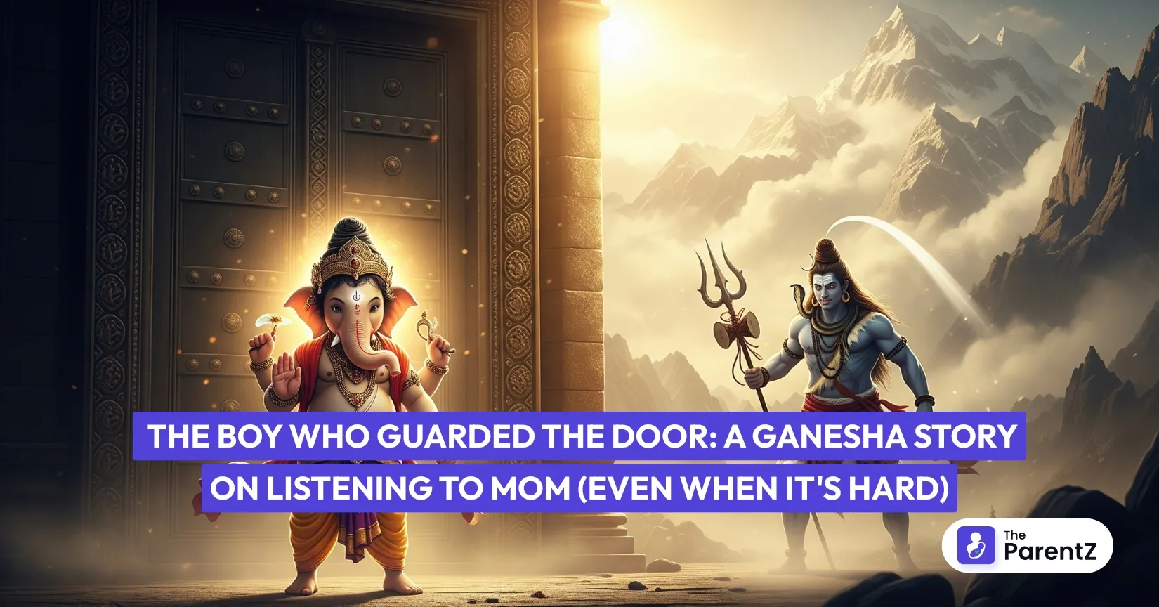 The Boy Who Guarded the Door: A Ganesha Story on Listening to Mom (Even When It's Hard)