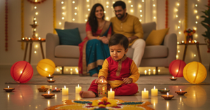 Light Up Their World: Fun and Safe Diwali Activities for Toddlers