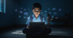 Digital Behavior Spillover: Rise in Abusive Language and Online Influence Among Young Children