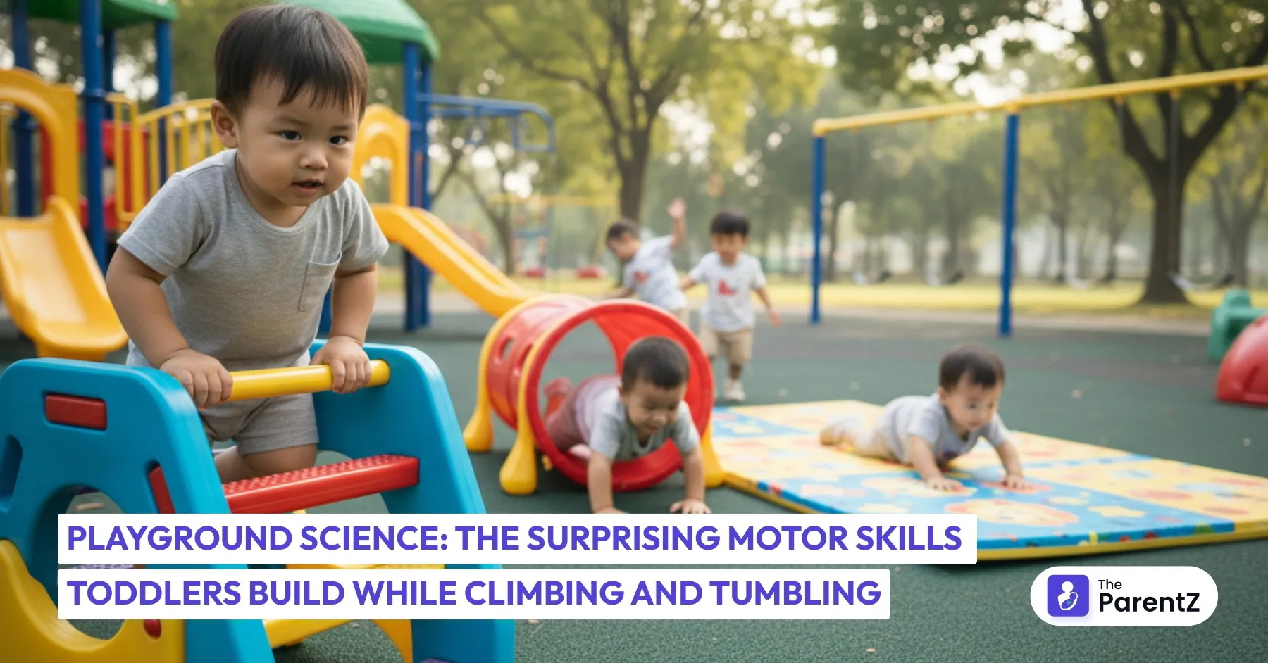 Playground Science: The Surprising Motor Skills Toddlers Build While Climbing and Tumbling