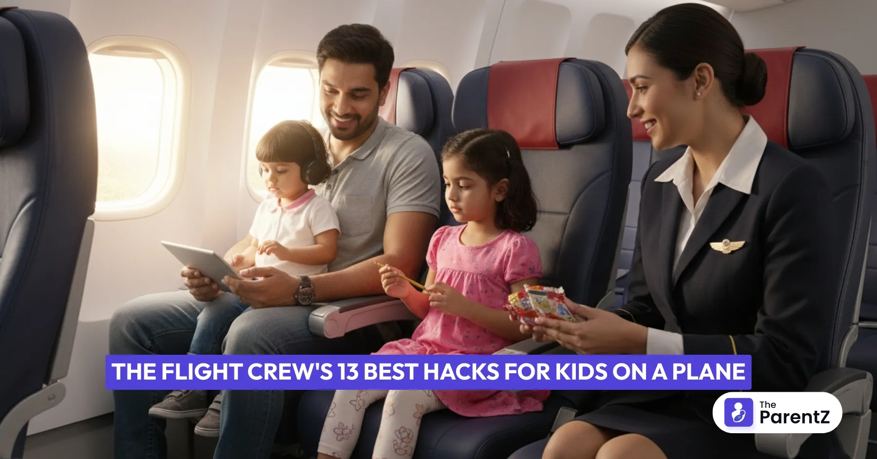 The Flight Crew's 13 Best Hacks for Kids on a Plane