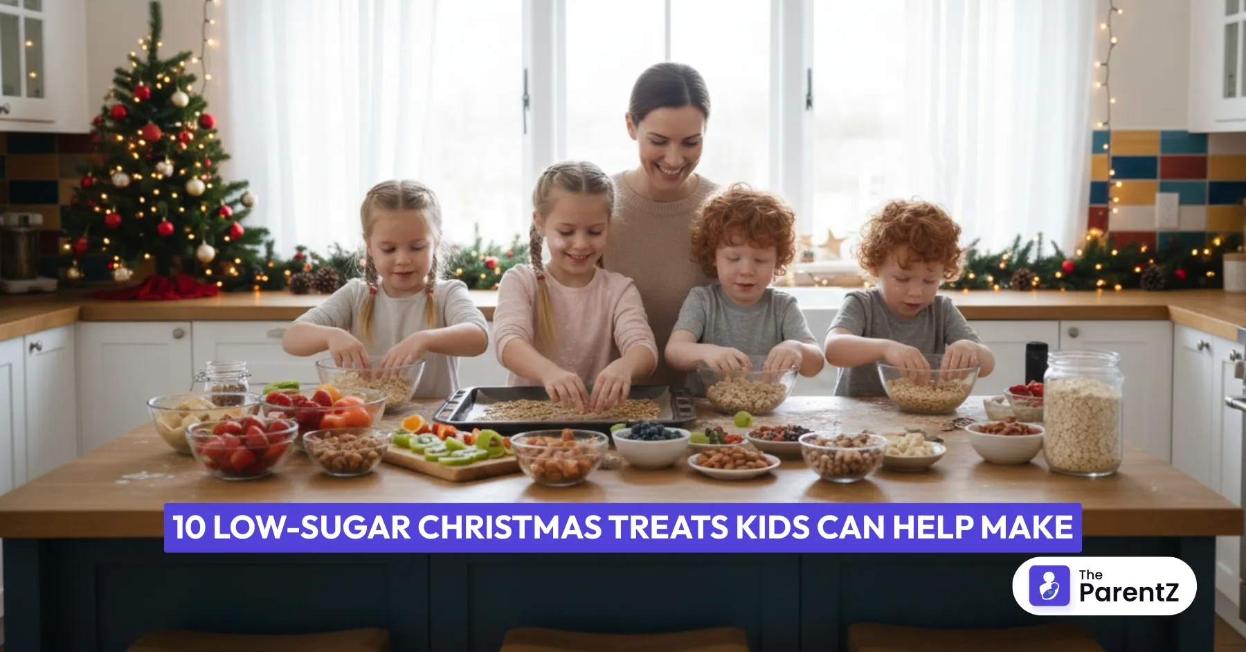 10 Low-Sugar Christmas Treats Kids Can Help Make