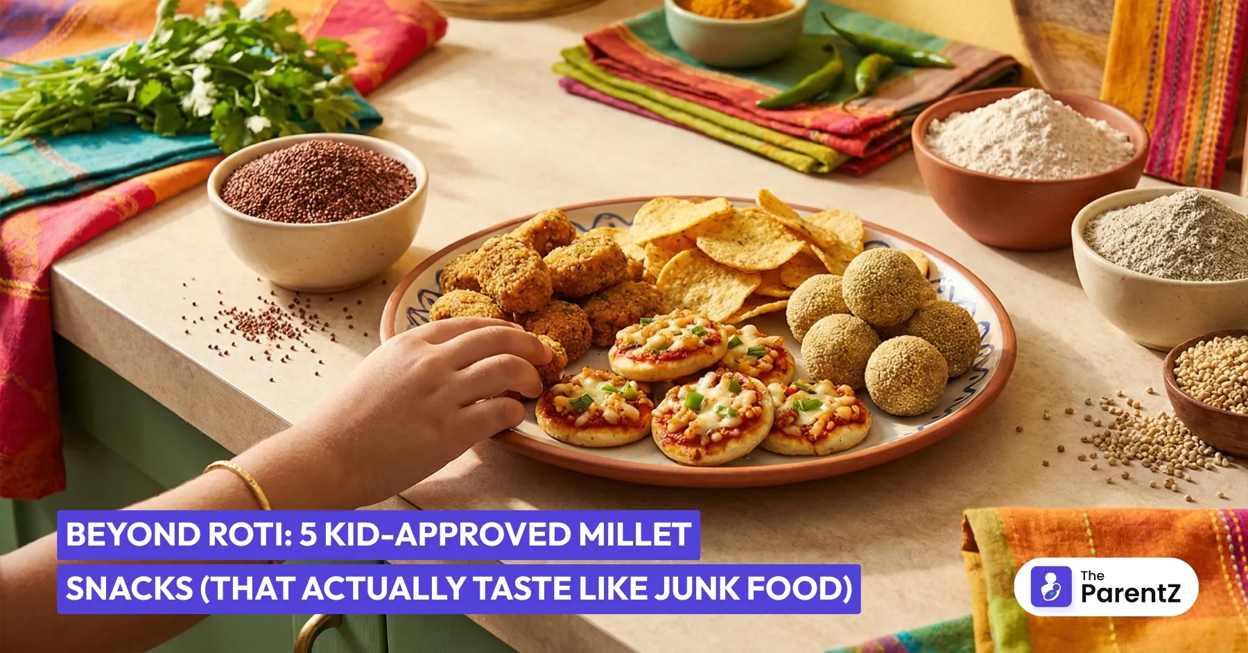 Beyond Roti: 5 Kid-Approved Millet Snacks (That Actually Taste Like Junk Food)