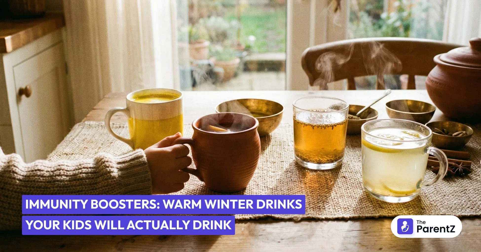 Immunity Boosters: Warm Winter Drinks Your Kids Will Actually Drink