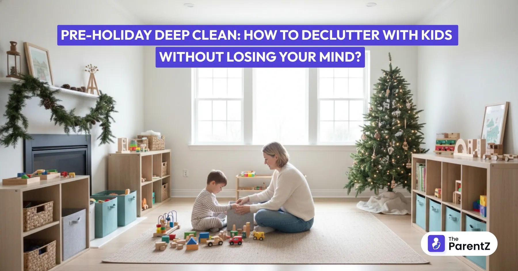 Pre-Holiday Deep Clean: How to Declutter With Kids Without Losing Your Mind?