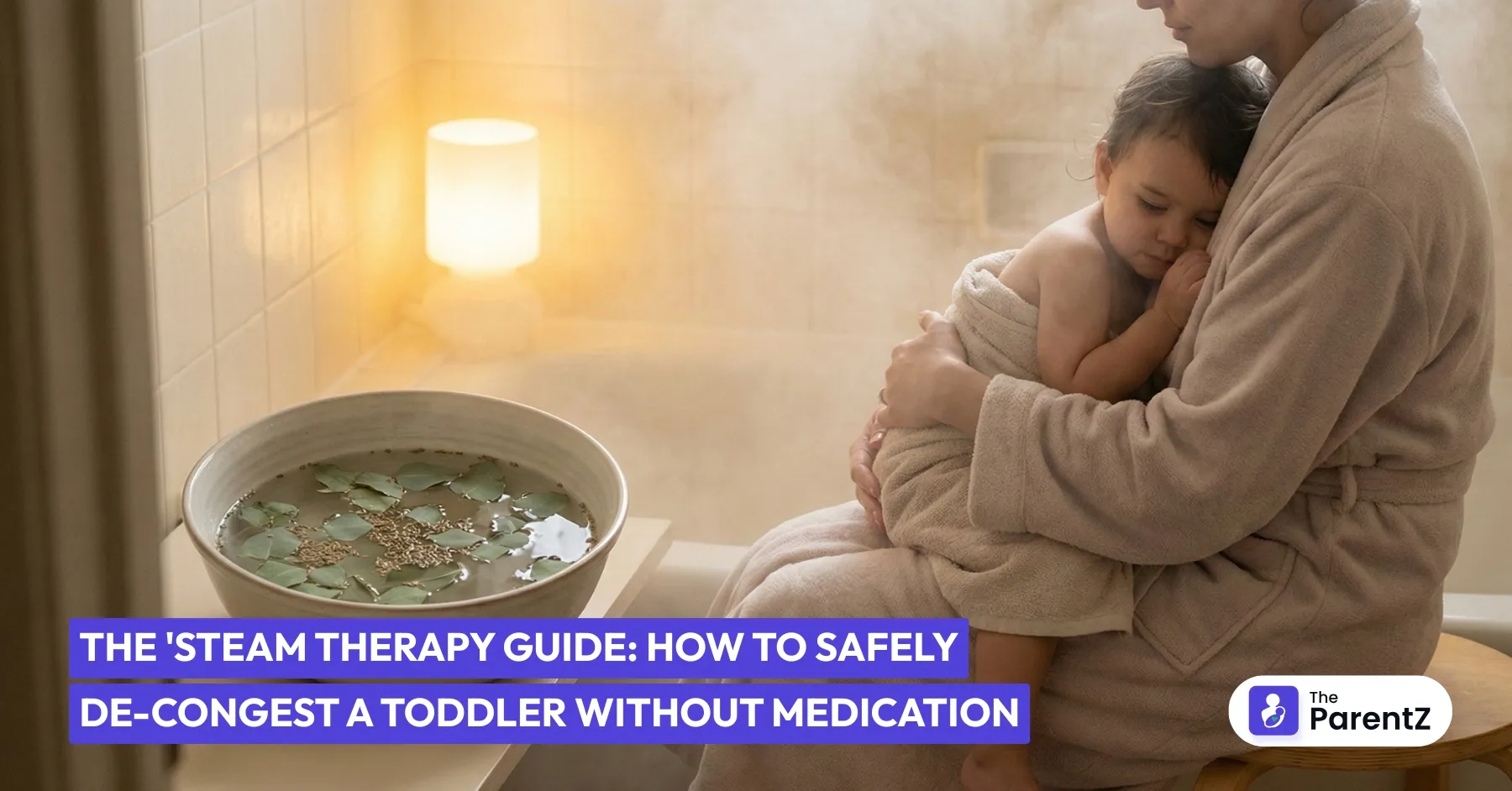 The 'Steam Therapy Guide: How to Safely De-Congest a Toddler Without Medication