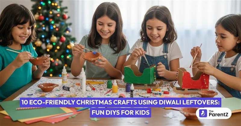 10 Eco-Friendly Christmas Crafts Using Diwali Leftovers: Fun DIYS for Kids