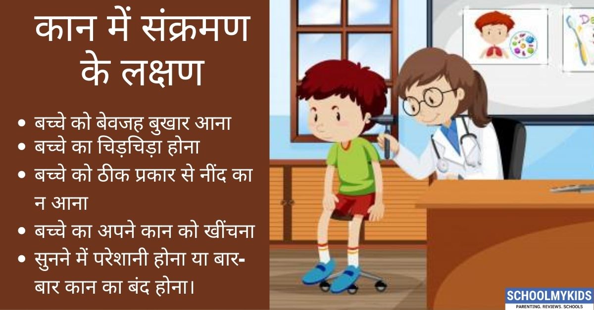 छोटे बच्चों में कान में संक्रमण की समस्या- Ear Infections in Kids in Hindi