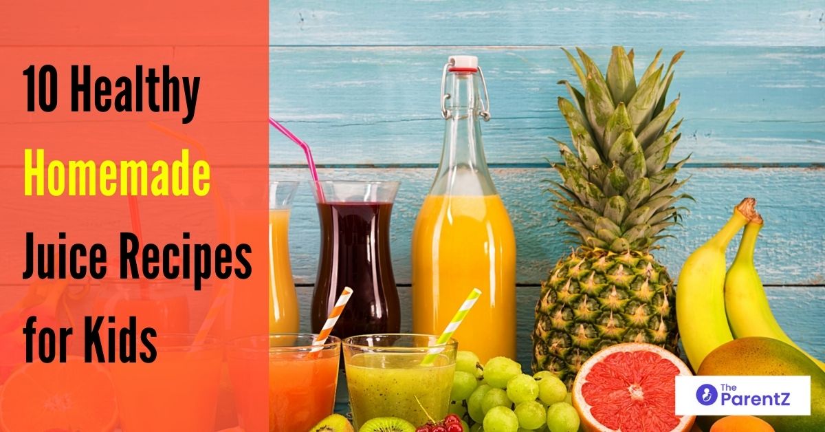 10 Healthy Homemade Juice Recipes for Kids