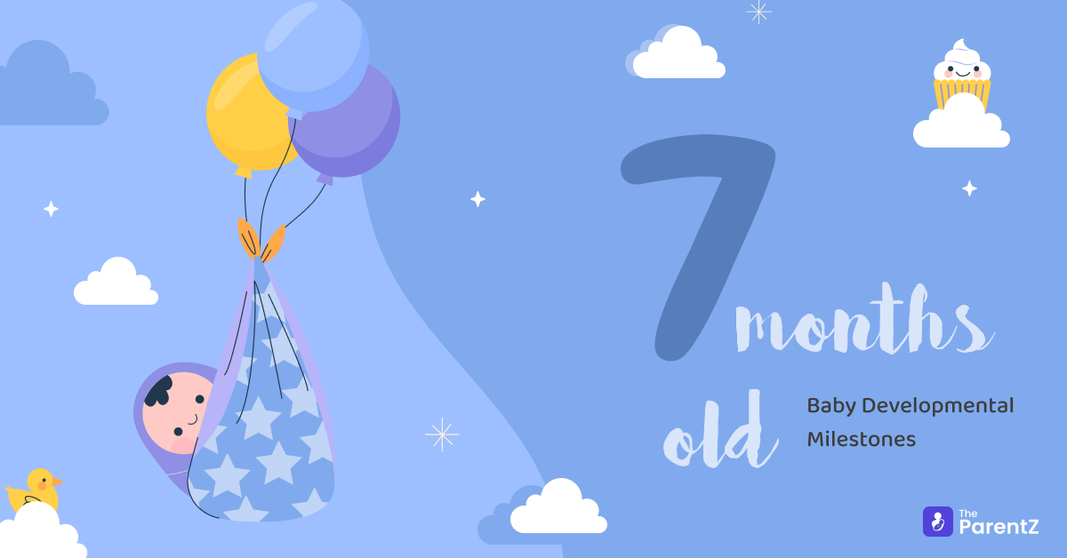 7 Month old: Baby Development milestones 